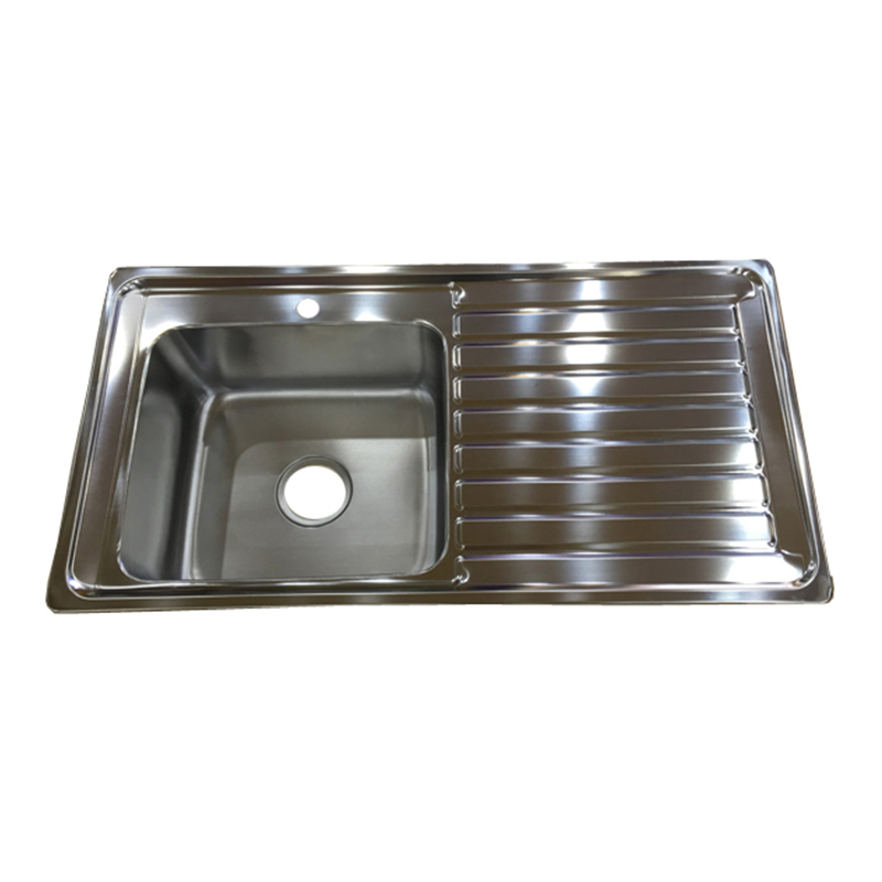 TCT9248S-B Single Bowl Drainboard Sink