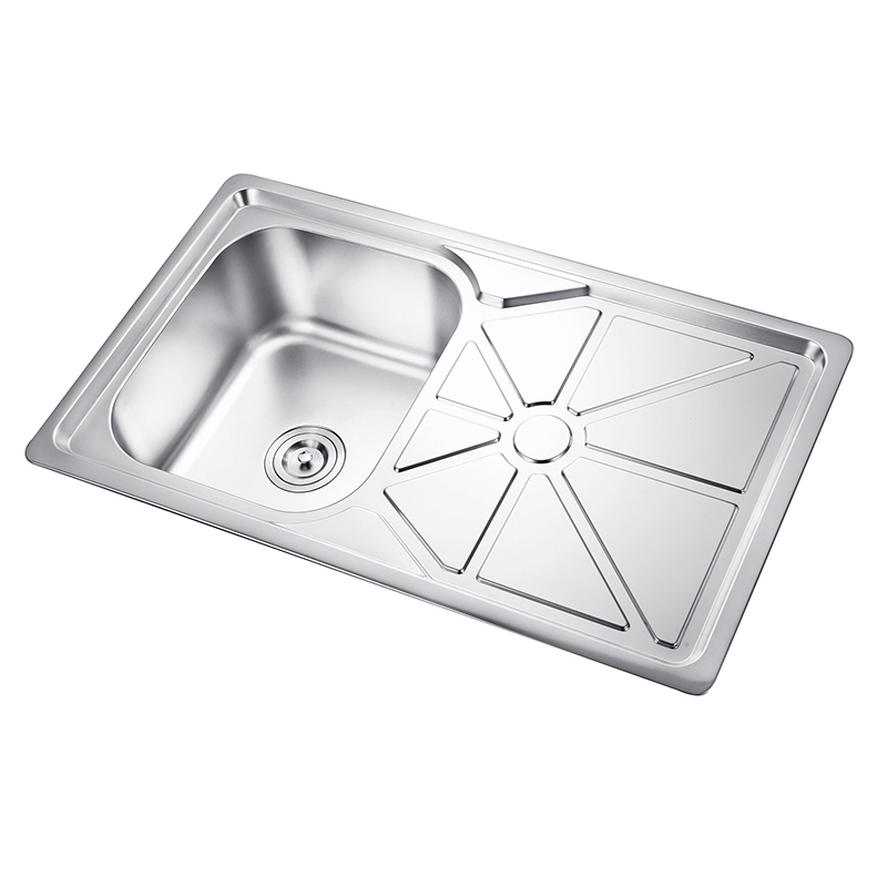 TCT8650S-B Single Bowl Drainboard Sink