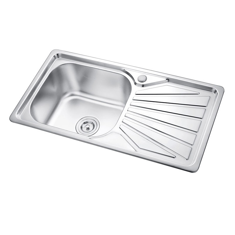 TCT7841S-B/TCT8043S-B Single Bowl Drainboard Sink
