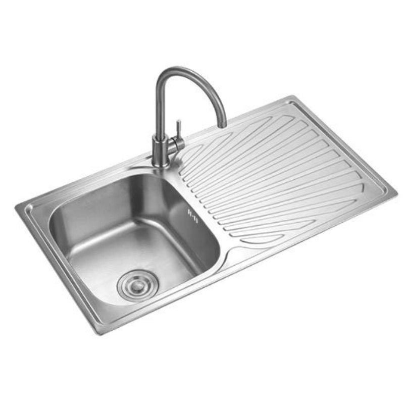 CJ9045S-A Single Bowl Sink with Drainboard
