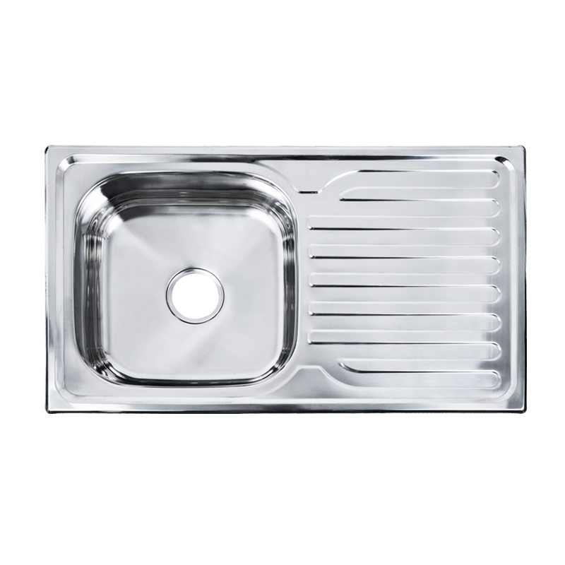 TCT7540S-B Single Bowl Drainboard Sink