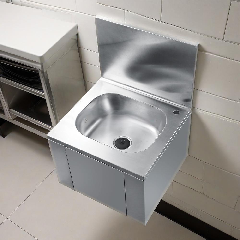 What is a knee operated sink?
