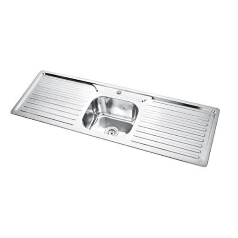 TCJ15050S SINGLE BOWL WITH DRAINBOARD(CENTRAL BOWL)