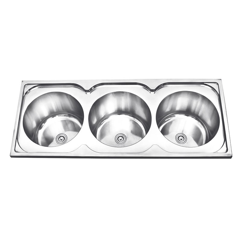 TT12250A Triple Bowl Topmount Sink