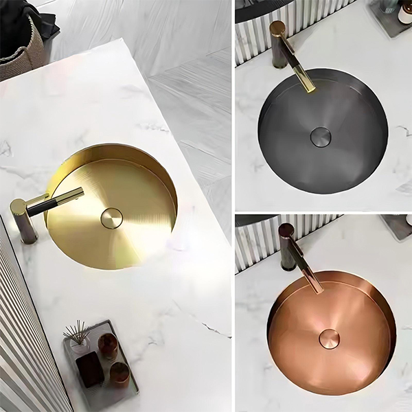 R380YG/R380BL/R380RG/R4848S  Round Sink
