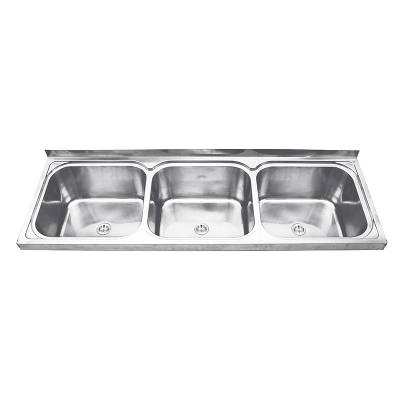 TT15350  Triple Bowl Topmount Sink