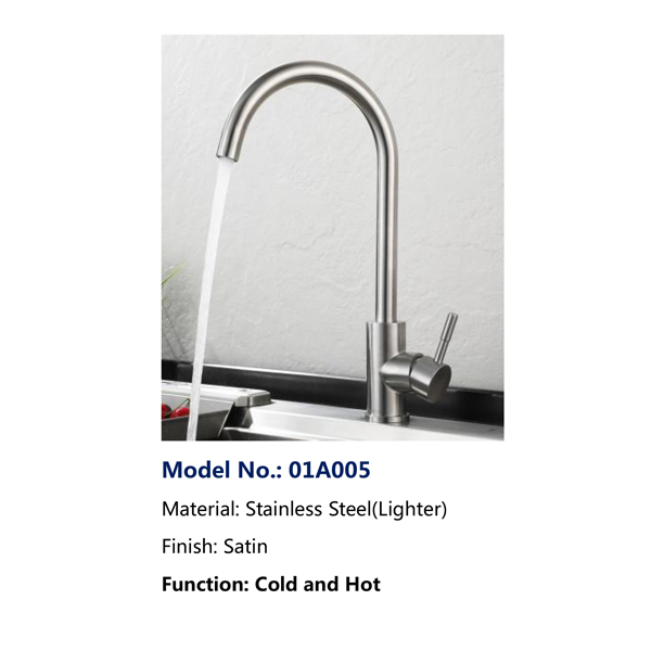 01A005 Stainless Steel Faucet