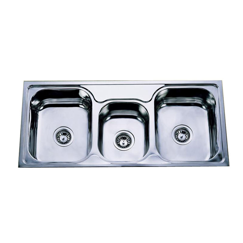 TCT10548T Triple Bowl Topmount Sink