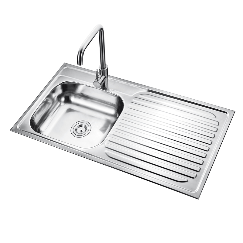 TCT10050S-A Single Bowl Drainboard Sink