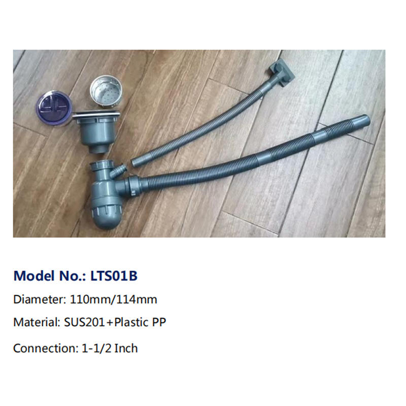 LTS01B Pipe for Single Bowl SInk