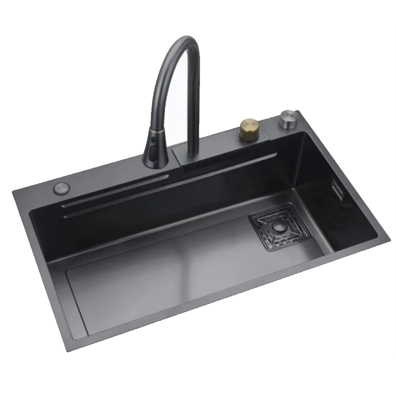 ICJ7545WF-GR201/ICJ7545WF-BL201 Multifunctional Kitchen Sink