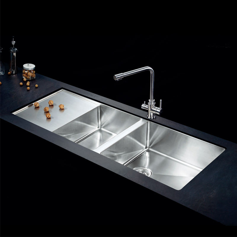 TCH10050D-B Handmade Sink With Drainboard