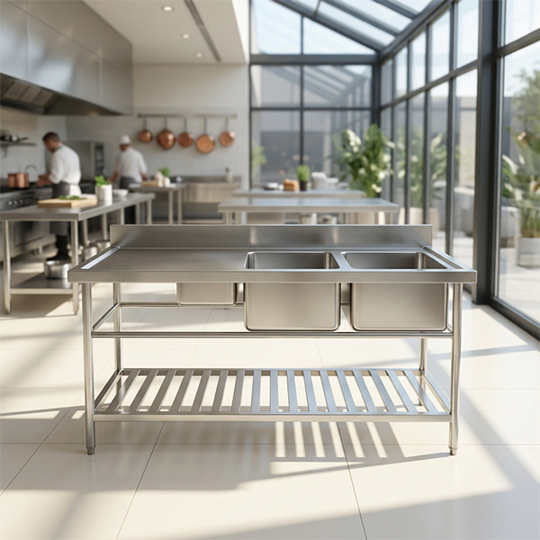 Sink with Shelf  S1257090-30/S1507090-30/S1807090-30
