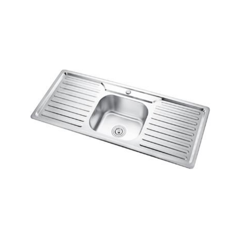TCJ12050S SINGLE BOWL WITH DRAINBOARD(CENTRAL BOWL)