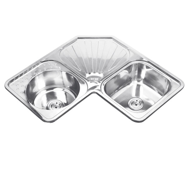 TCT9090D-B Corner Kitchen Sink