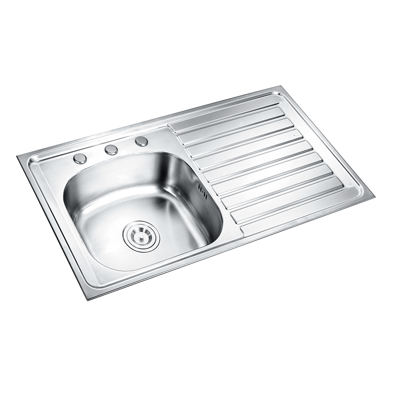 TCT9248S Single Bowl Drainboard Sink