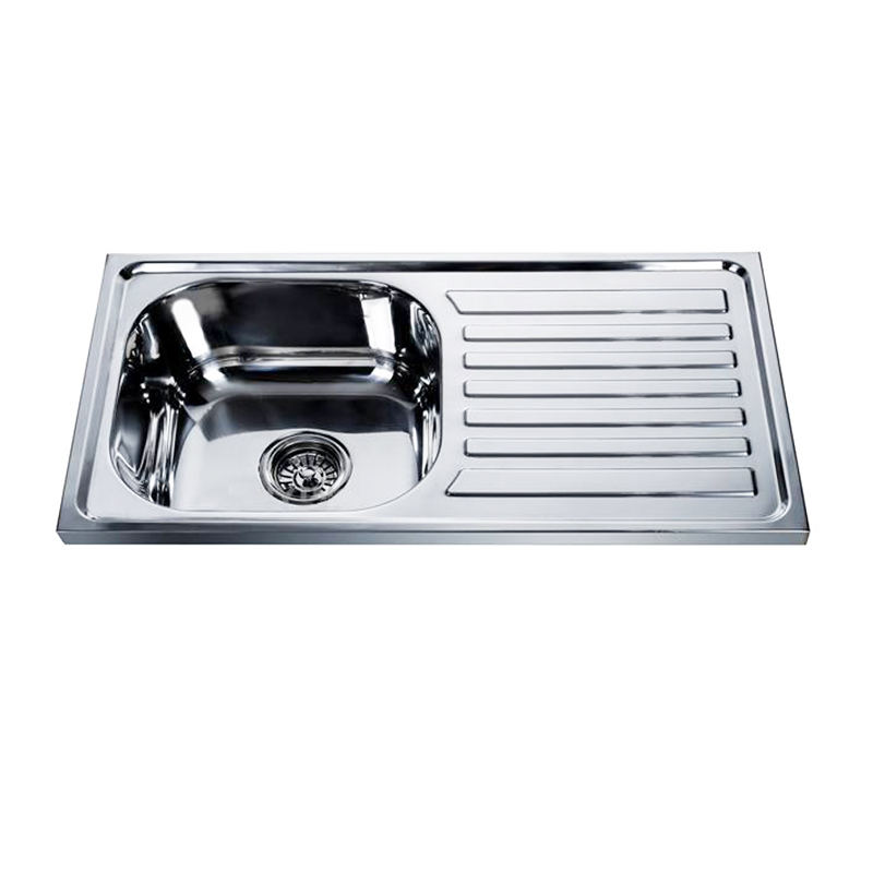 TCT7540S/TCT9246S Single Bowl Drainboard Sink