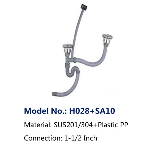 H028+SA10 For Double Bowl Sink