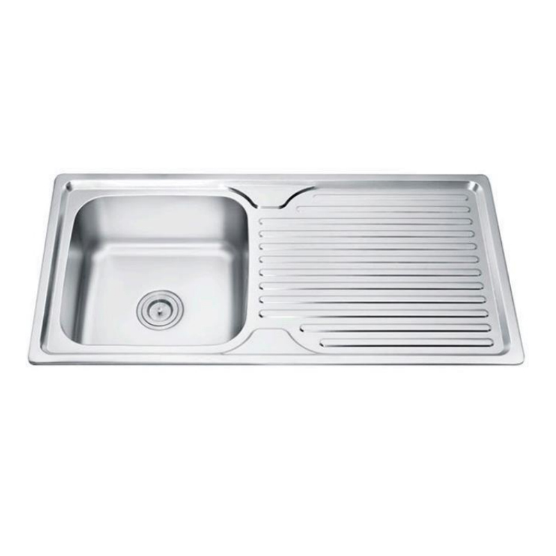 CJ9045S-B Single Bowl Sink with Drainboard