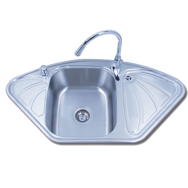 TCT9550S Corner Stainless Steel Sink