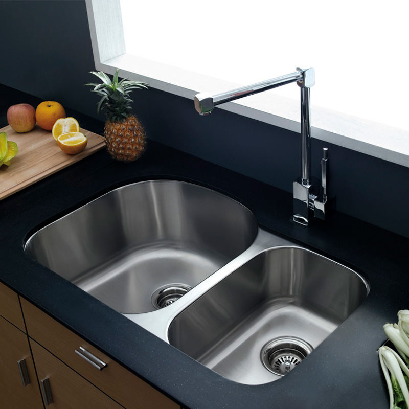 TCU3221D/TCU3221D-B Double Bowl Undermount Sink